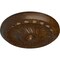 Ekena Millwork Flower Spiral Ceiling Medallion (Fits Canopies up to 2"), 12 1/4"OD x 2 1/4"P, Root Beer Crackle CM12FLRBC - alternate 3